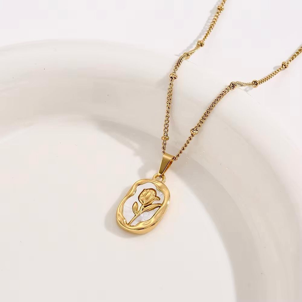 White Flower Pendant