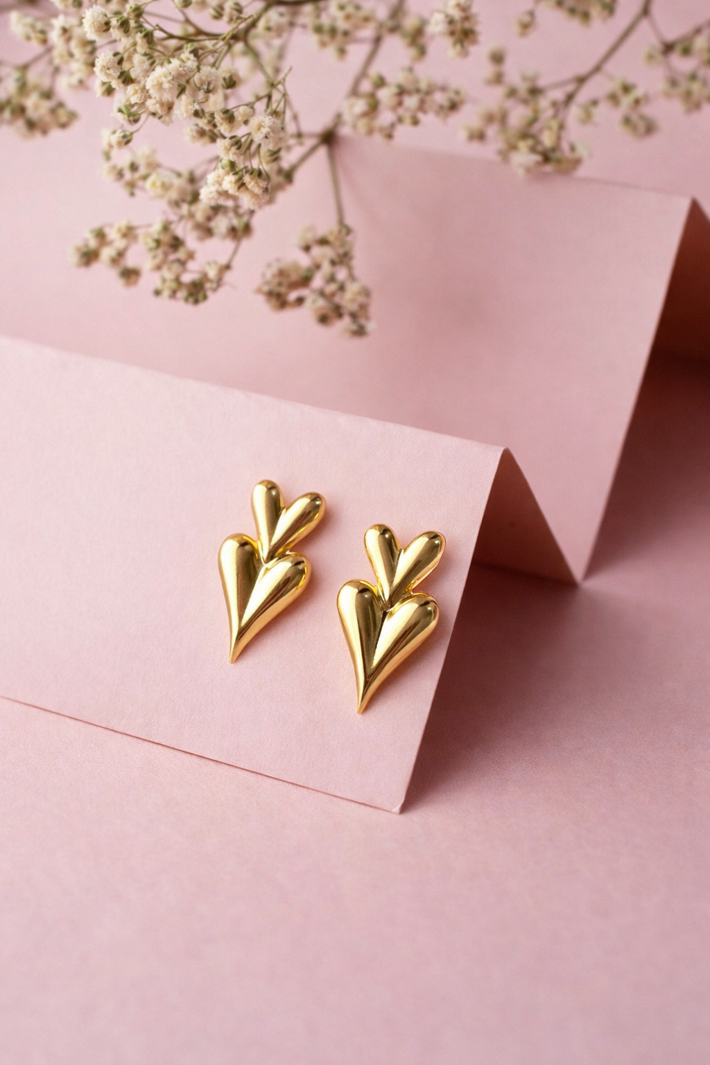Heart Drop Earring