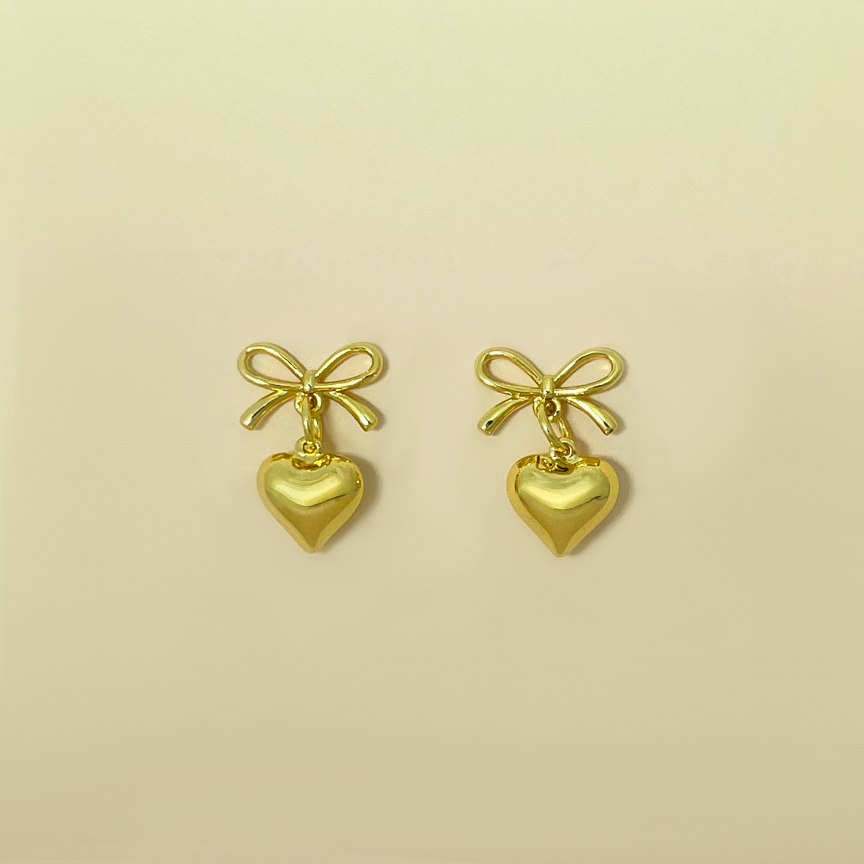 Heart Bow Earring